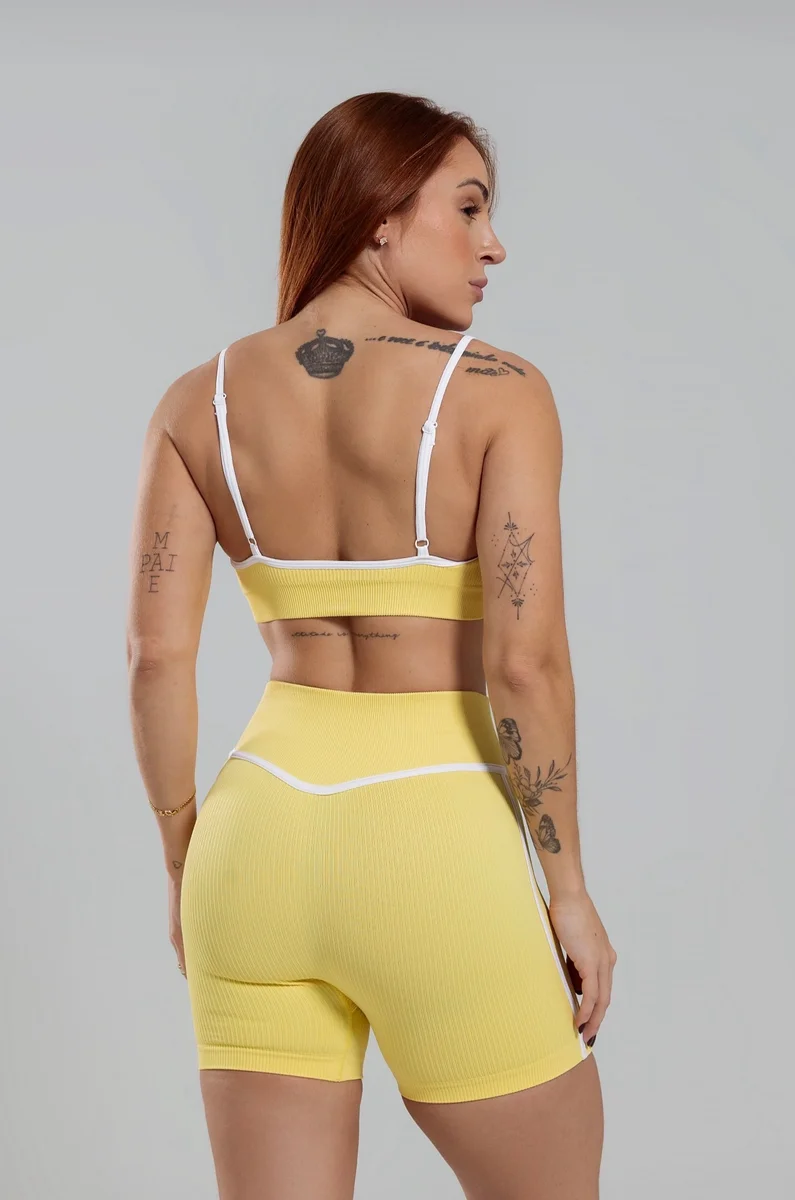 Conj. Short Ayla · Canelado Premium